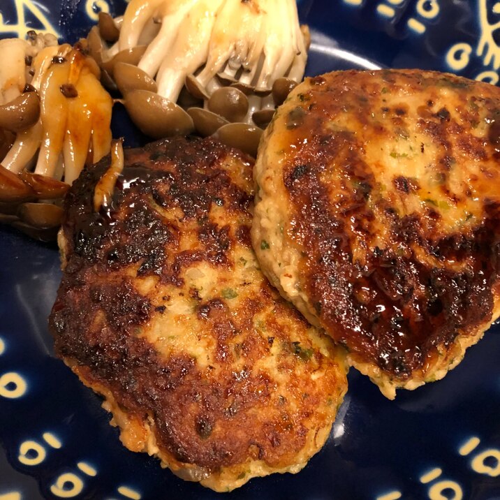 磯の香り♪青海苔入り♪照り焼き豆腐ハンバーグ^_^